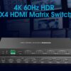 Switch Matrix HDMI2.0 4x4 4K@60 Hz - immagine 2