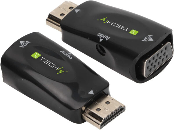 Mini Adattatore da HDMI a VGA con Audio