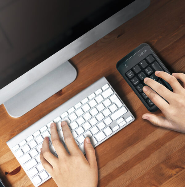 Tastierino Numerico Bluetooth V5.1 Nero - immagine 6