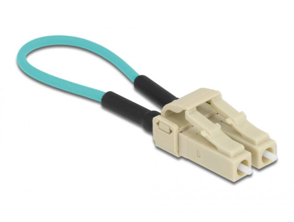 Cavo di Prova Accoppiatore Loopback Fibra Ottica Multimodale OM3 LC - immagine 2