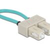 Cavo di Prova Accoppiatore Loopback Fibra Ottica Multimodale OM3 SC - immagine 2