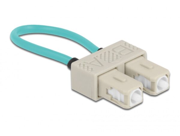 Cavo di Prova Accoppiatore Loopback Fibra Ottica Multimodale OM3 SC - immagine 2