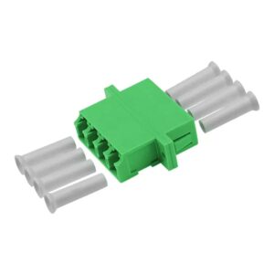 Adattatore Quadruplo LC/APC Monomodale Manicotto in Ceramica SC Duplex Verde