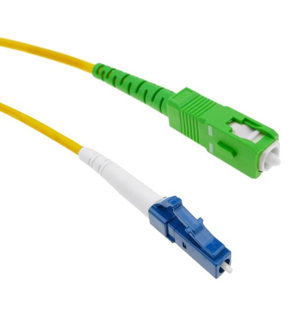 Cavo in Fibra Ottica FTTH Monomodale SC-APC/LC-UPC OS2 9/125 Simplex 2m - immagine 2