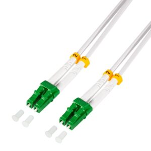 Cavo Fibra Ottica Armato Acciaio OS2 LC/APC Duplex 9/125 2m