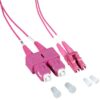 Cavo Fibra Ottica Multimodale OM4 SC/LC 50/125 5 m - immagine 3