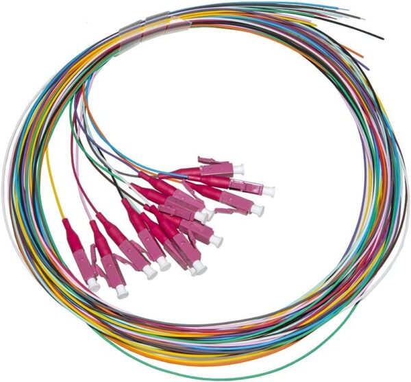Cassetta di Giunzione Attrezzata con 12 Pigtail Fibra Multimodale OM4 LC 50/125 2m - immagine 2