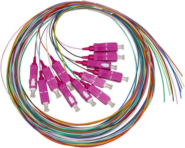 Cassetta di Giunzione Attrezzata con 12 Pigtail Fibra Multimodale OM4 SC 50/125 2m - immagine 3