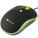 Mouse Ottico USB 800-1600 dpi Nero/Verde