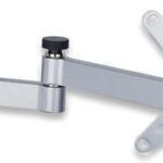 Supporto a muro per TV LED LCD 13-30'' inclinabile 3 snodi silver