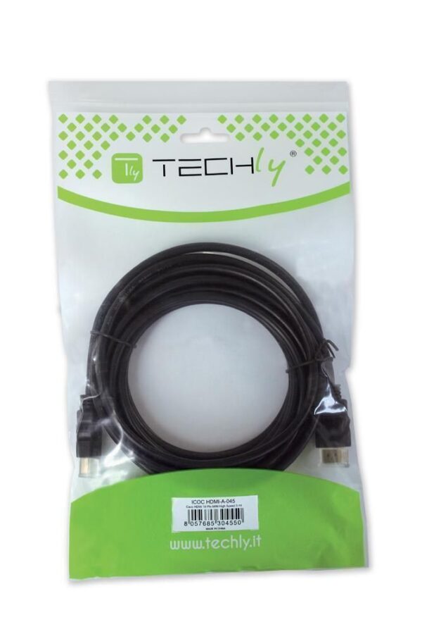 Cavo High Speed Mini HDMI a HDMI Maschio/Maschio Nero, 5,0 m - immagine 2