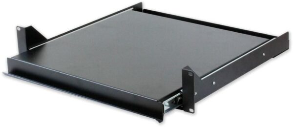 Mensola Estraibile per Rack Porta Tastiera 2U Nera - immagine 3