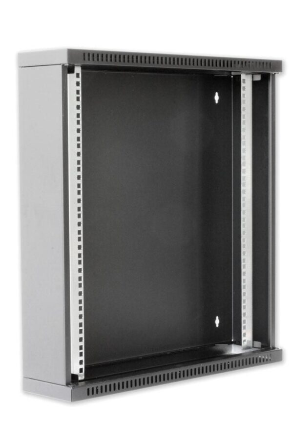 Armadio Rack 19'' Flat a muro p.15cm 12 unità sezione unica Grigio - immagine 5