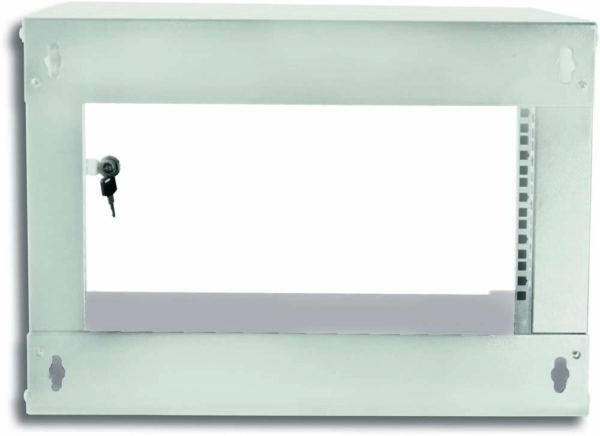Armadio Rack 19'' a Muro 6U prof. 320 Grigio Assemblato - immagine 4