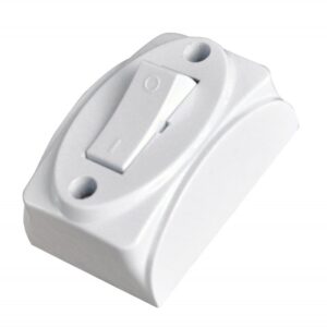 Interruttore di Corrente 2A 250V da muro bianco