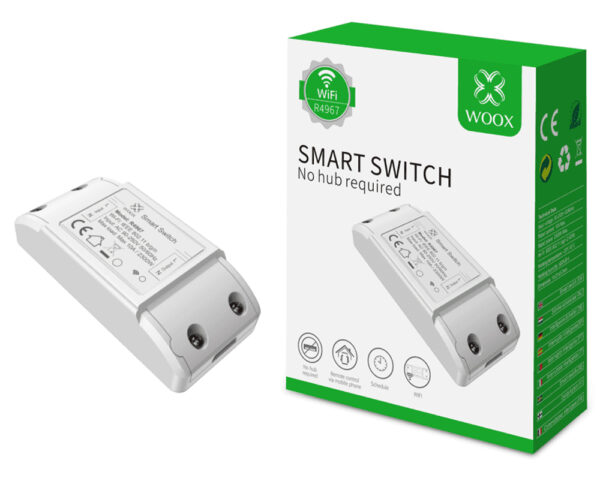 Interruttore Switch Smart Home 10A WiFi Universale, R4967 - immagine 2