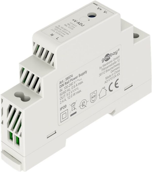 Alimentatore su Guida DIN 5V 2,4A 12W - immagine 6