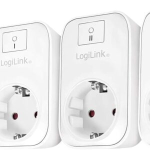 Set di Prese con Telecomando fino a 30m 3 prese CEE 7/3 per Interni
