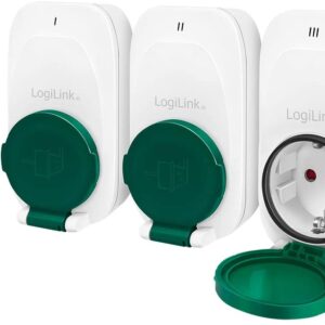 Set Prese con Telecomando fino a 30m 3 prese CEE 7/3 per Esterni IPX4