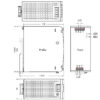 Alimentatore su Guida DIN 48V 5A 240W - immagine 2
