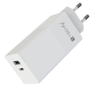 Caricatore Alimentatore USB-C™ e USB-A da Muro 100W per Smartphone o Tablet