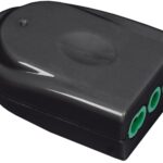 Presa Bipasso Italiana 2P+T 16A Nero