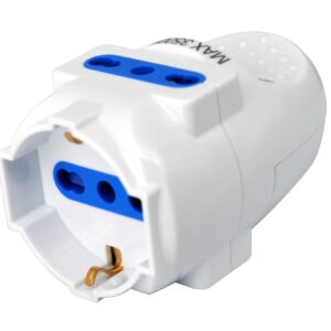 Multipresa Volante 1x 10/16A/Schuko e 2x 10/16A Bipasso
