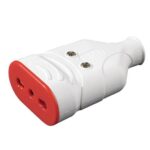 Presa Mobile in Gomma 10/16A 250V Bianco