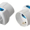 Adattatore Triplo Spina Schuko a Prese Bipasso con Schuko Bianco - immagine 4
