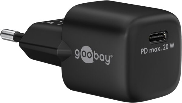 Alimentatore Caricatore Rapido USB-C™ PD GaN Nano 20W 3A Nero