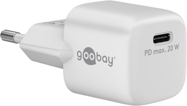 Alimentatore Caricatore Rapido USB-C™ PD GaN Nano 20W 3A Bianco