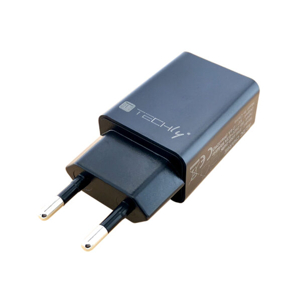 Caricatore Alimentatore USB-A da Muro 5V 2.4A per Smartphone o Tablet - immagine 9