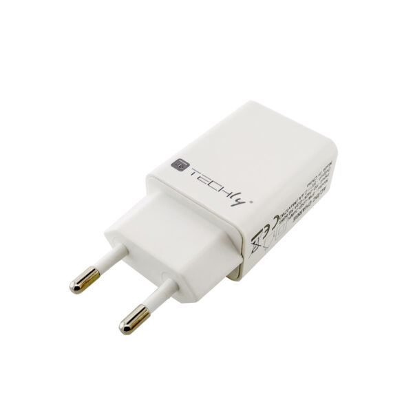 Caricatore Alimentatore USB-A da Muro 5V 2.4A per Smartphone o Tablet - immagine 8