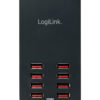 Caricatore da Tavolo a 8 porte USB 44W Nero - immagine 5