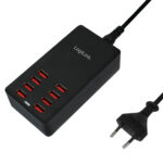 Caricatore da Tavolo a 8 porte USB 44W Nero