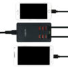 Caricatore da Tavolo a 8 porte USB 44W Nero - immagine 6