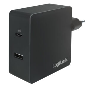 Caricatore da Muro USB-C™ e USB tipo A 65W Nero