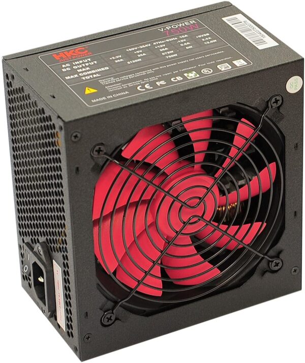 Alimentatore per PC 750W ATX 2.2 Ventola 12cm - immagine 3