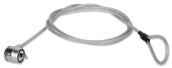 Cavo di Sicurezza in Acciaio con Lucchetto per Notebook e due Chiavi - immagine 3