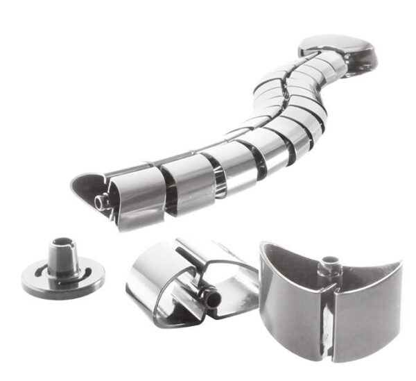 Guaina Raccoglicavi diametro 75mm  Lunghezza 720mm Silver - immagine 4
