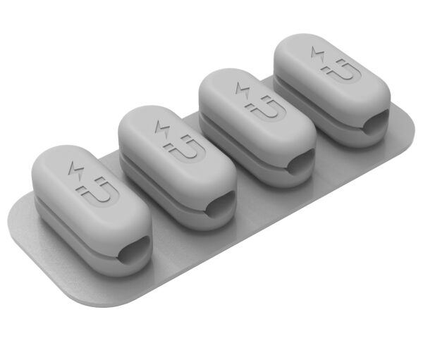 Organizzatore di Cavi Magnetico a Quattro Fermacavi con Base - immagine 4