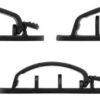 Clip Fermacavo Set da 6 pz Nero - immagine 3