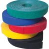 Rotolo di Feltro Adesivo Gestione cavi Lunghezza 4m Larghezza 16mm Rosso - immagine 2