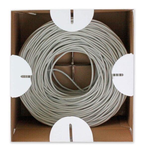 Matassa F/UTP Cavo Cat.5E CCA 305m Flessibile Grigio - immagine 4