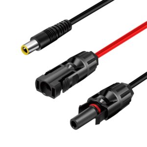 Cavo Adattatore Pannello Solare DC7909/M a 2x MC4/MF Rame Nero/Rosso 1,8m