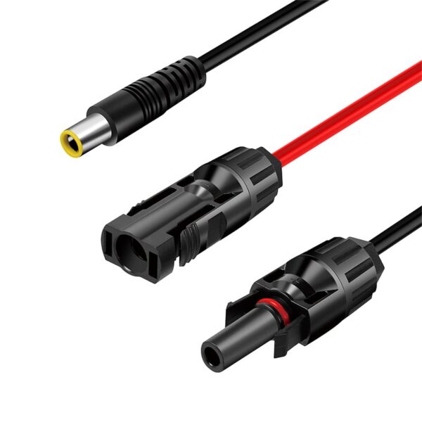 Cavo Adattatore Pannello Solare DC7909/M a 2x MC4/MF Rame Nero/Rosso 1,8m