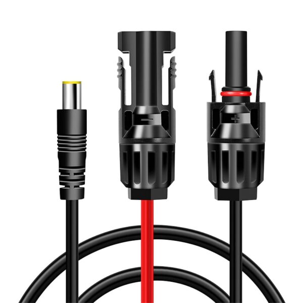 Cavo Adattatore Pannello Solare DC7909/M a 2x MC4/MF Rame Nero/Rosso 1,8m - immagine 2