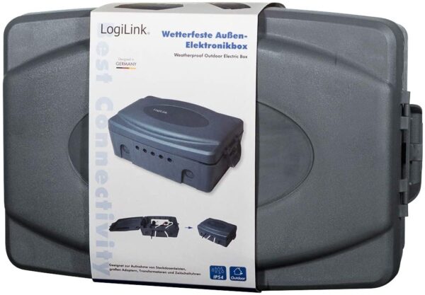 Scatola Elettrica IP54 Cable Organizer Organizzatore Cavi Grigio - immagine 2