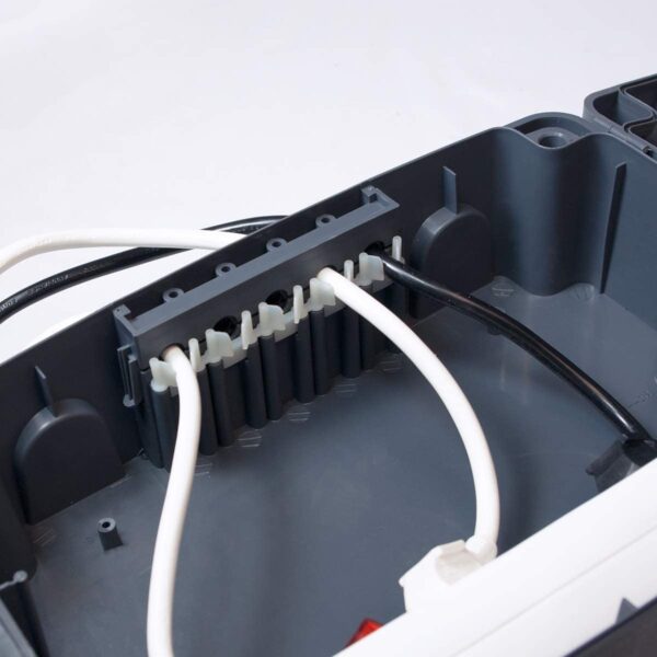Scatola Elettrica IP54 Cable Organizer Organizzatore Cavi Grigio - immagine 10