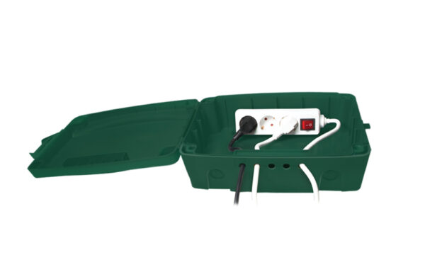 Scatola Elettrica IP54 Cable Organizer Organizzatore Cavi Verde - immagine 8